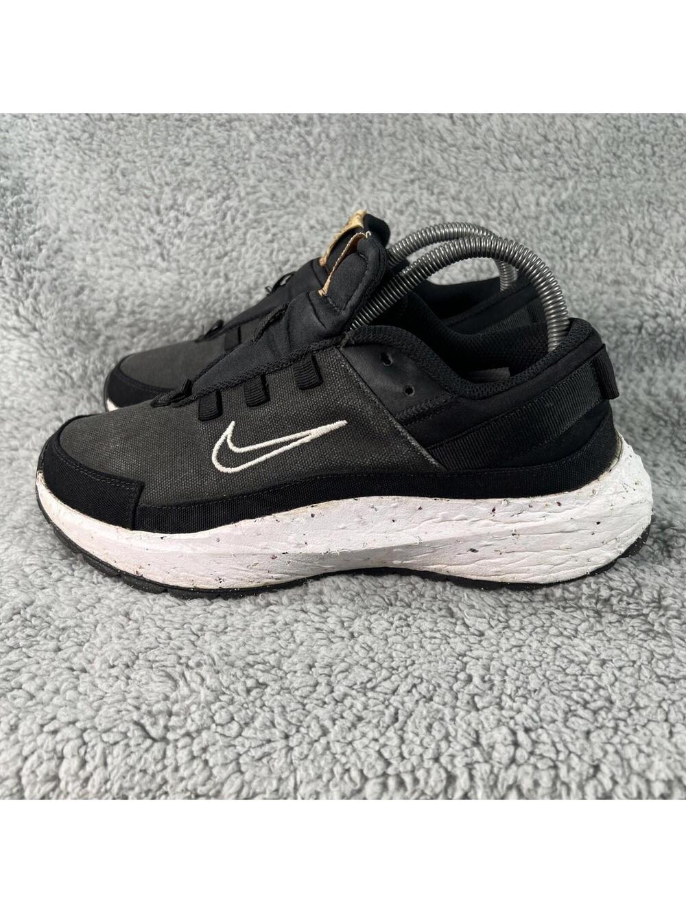 Nike Women sz 8 Crater Remixa Black Running Shoes DA1468-001